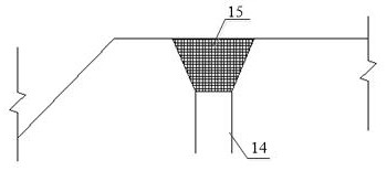 Riparian zone ecological restoration system and construction method thereof