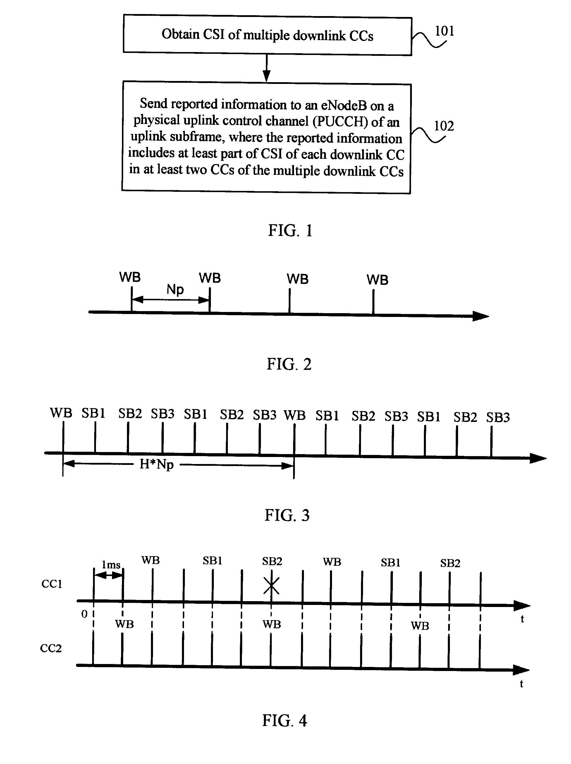 Method for reporting and obtaining channel state information, enodeb, and user equipment