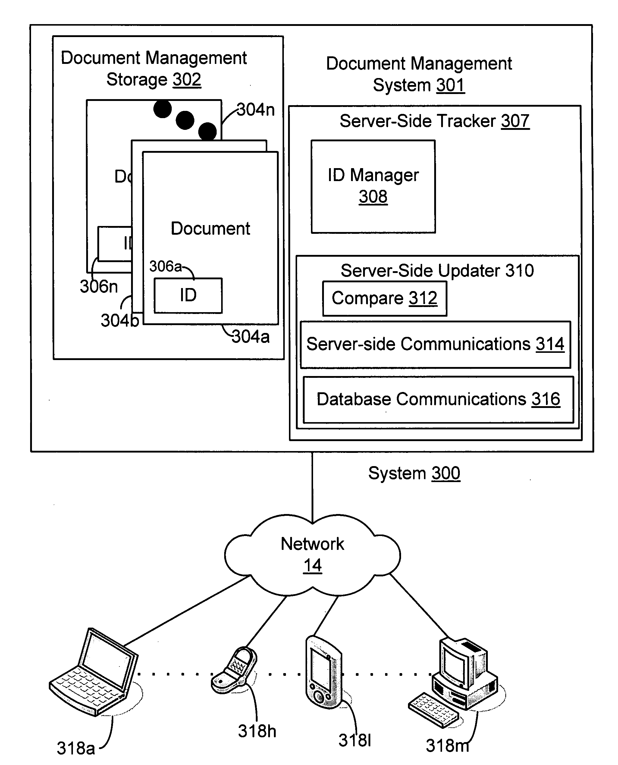 System and method for tracking documents in an on-demand service