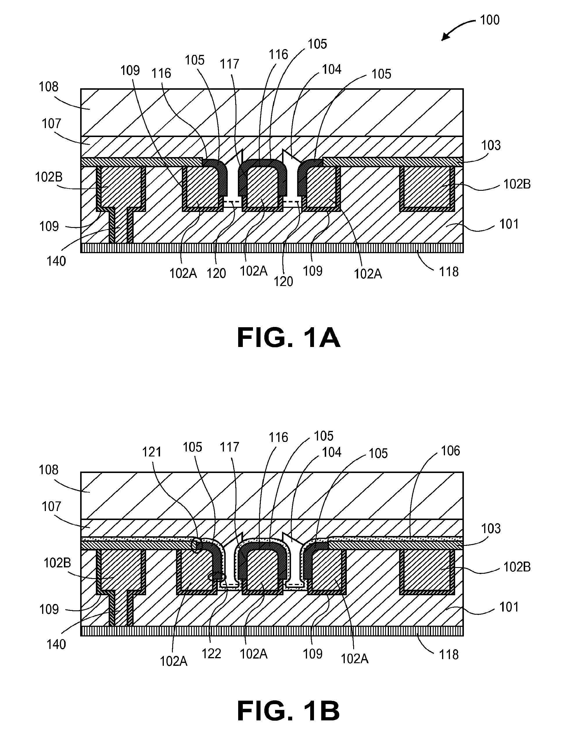 Airgap interconnect with hood layer and method of forming