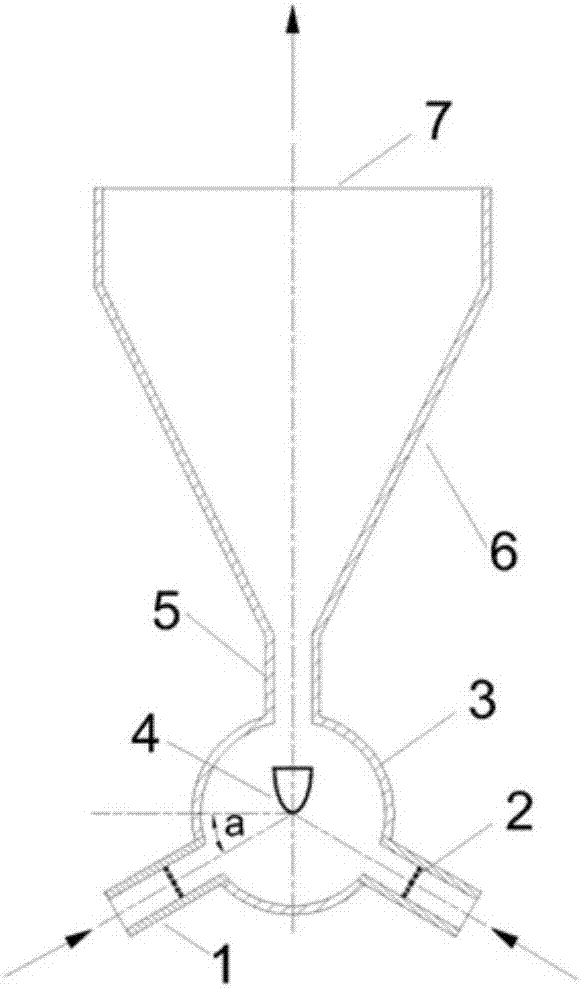 Venturi tube-based hydrodynamic cavitation generating device and method