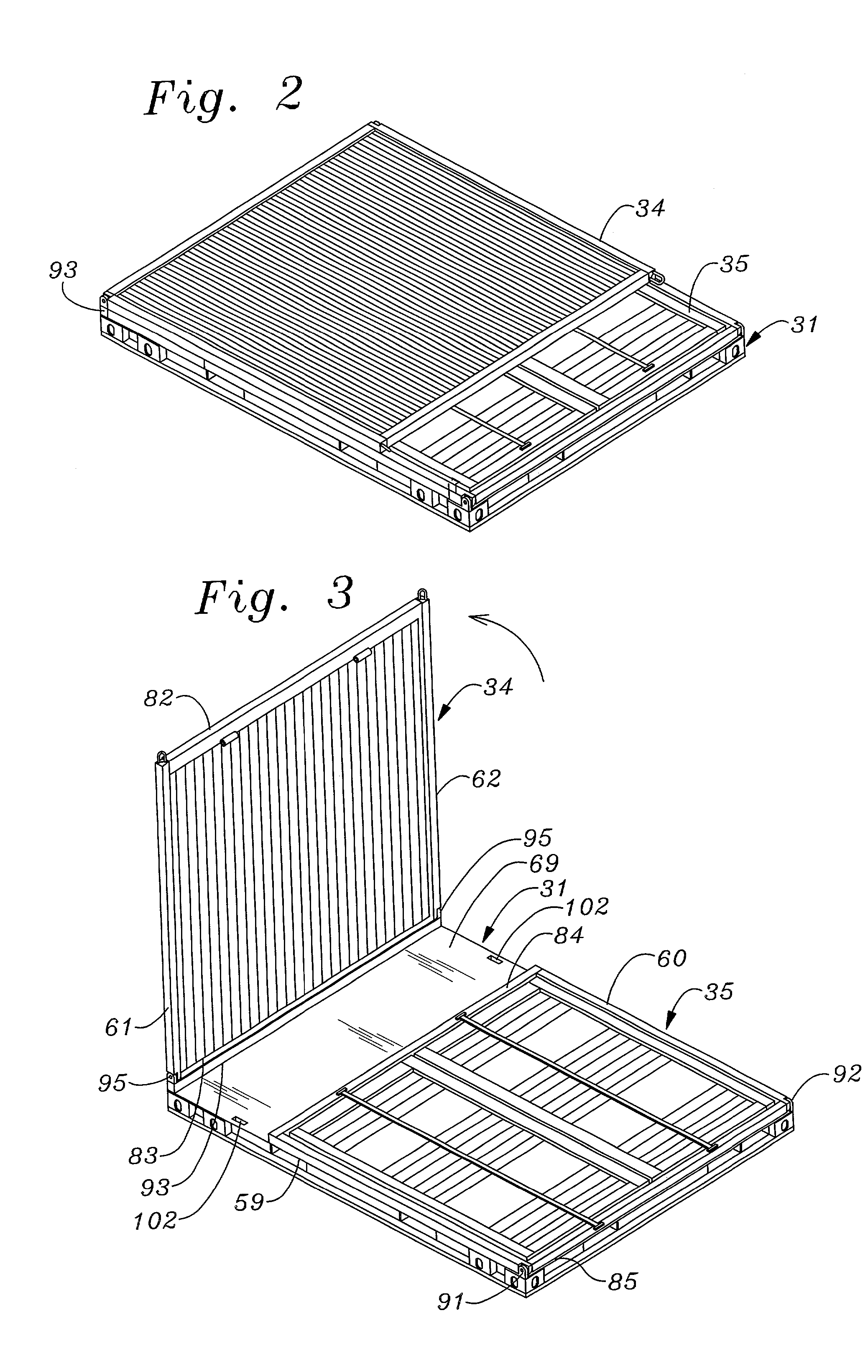 Fold-up storage container