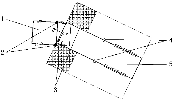 Multi-train hinge angle measurement method based on side-looking fisheye camera input