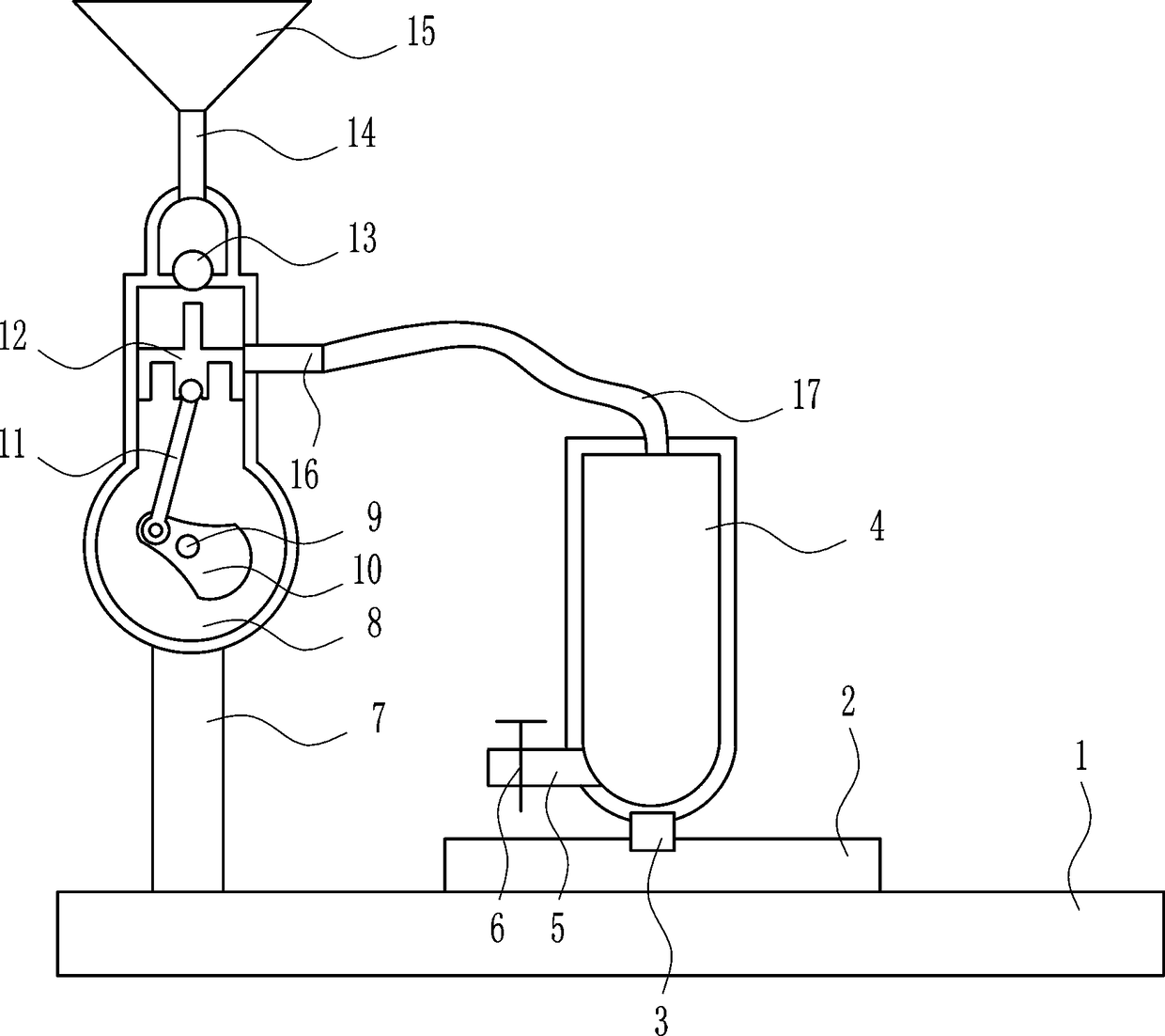 Mechanical pesticide preparation equipment for planting fruits and vegetables