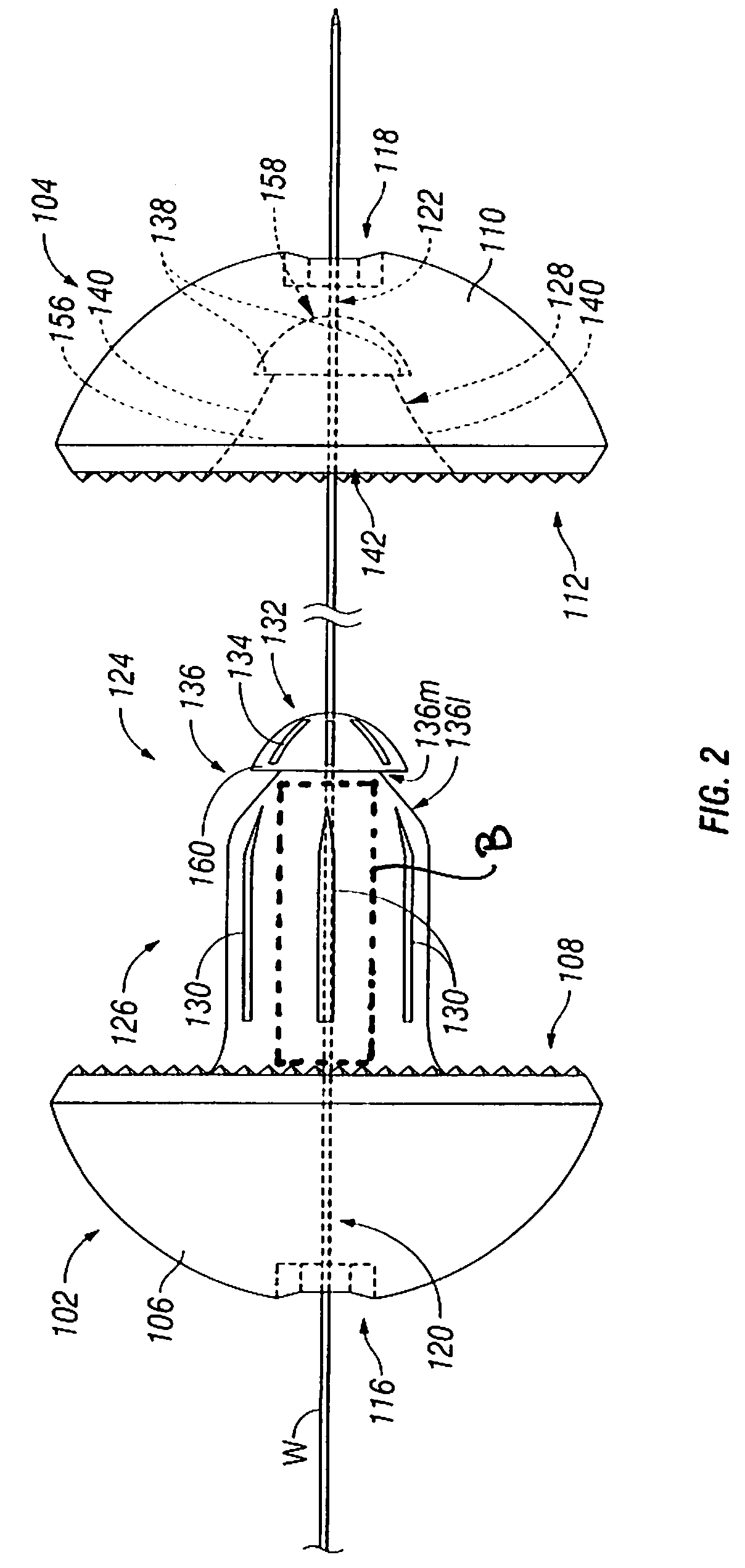 Percutaneous interspinous process device and method