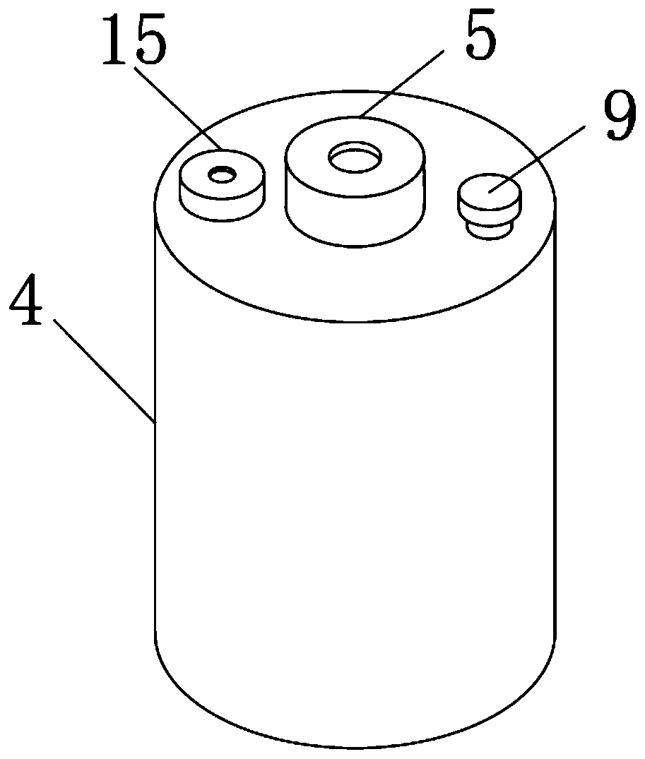 Sampling device for water body detection and using method thereof