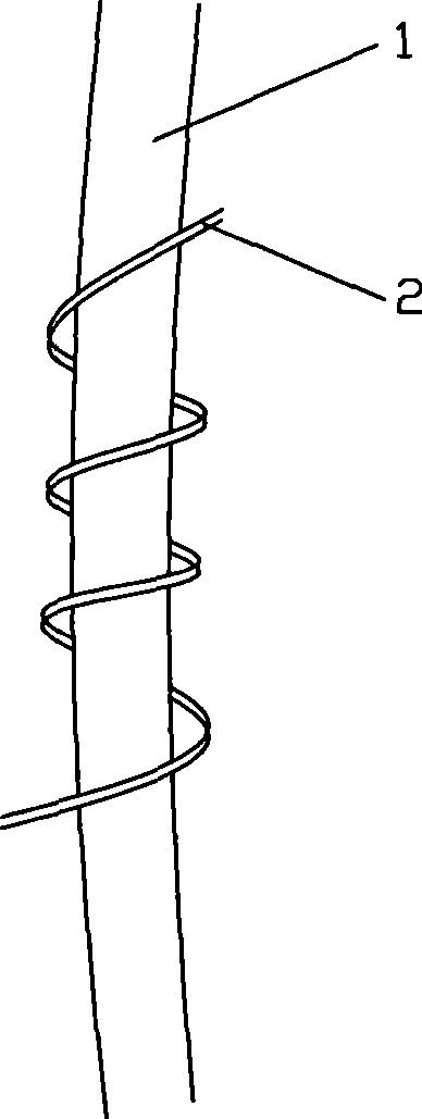 Method for improving crude fiber and fine fiber blended strength