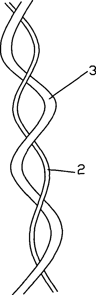 Method for improving crude fiber and fine fiber blended strength