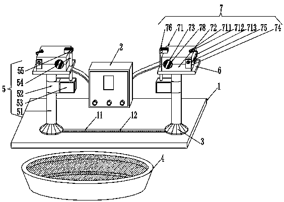 Solid solution treatment device for U-shaped heat exchange tubes