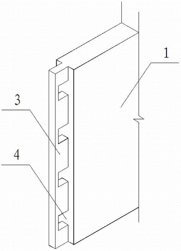 Concrete structure connecting method with lock catch mechanism adopted