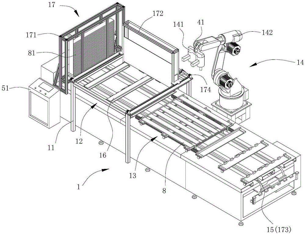 Wooden tray production line and wooden tray production process