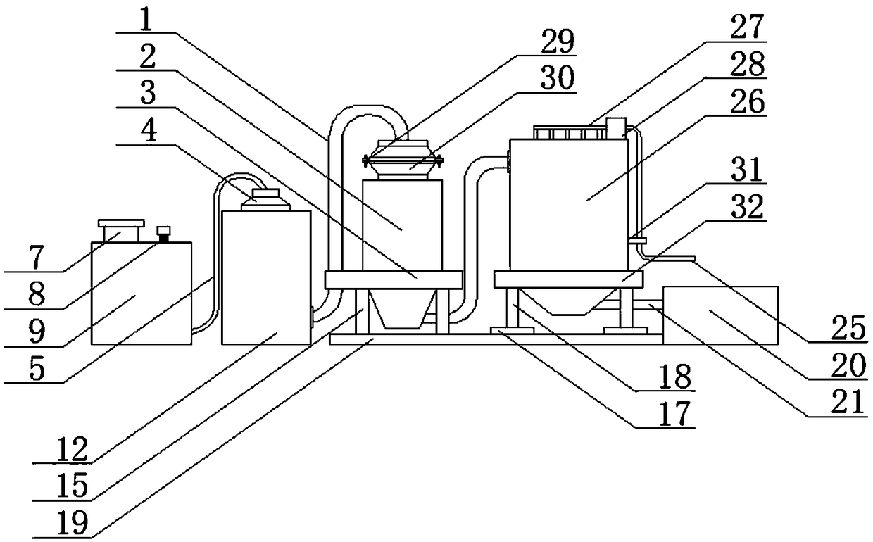 Industrial wastewater membrane treatment apparatus and use method thereof