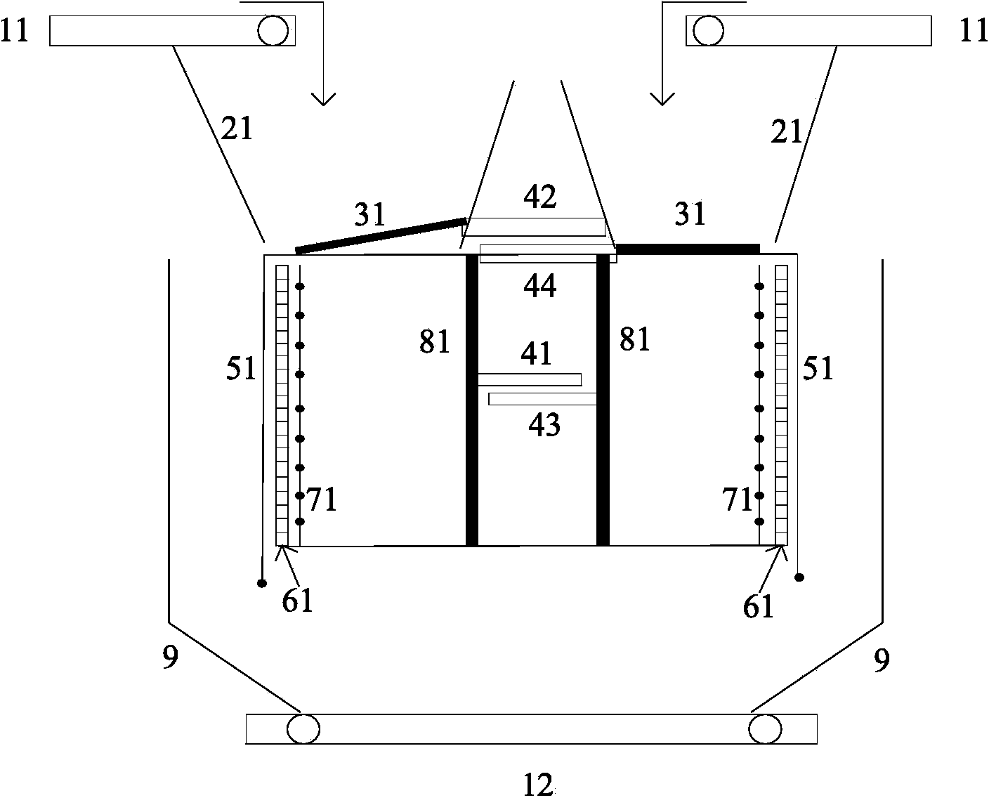 Sludge crushing system and sludge crushing method