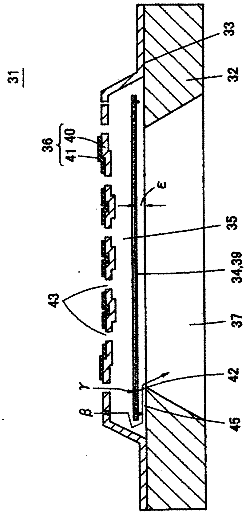 Capacitance type vibration sensor