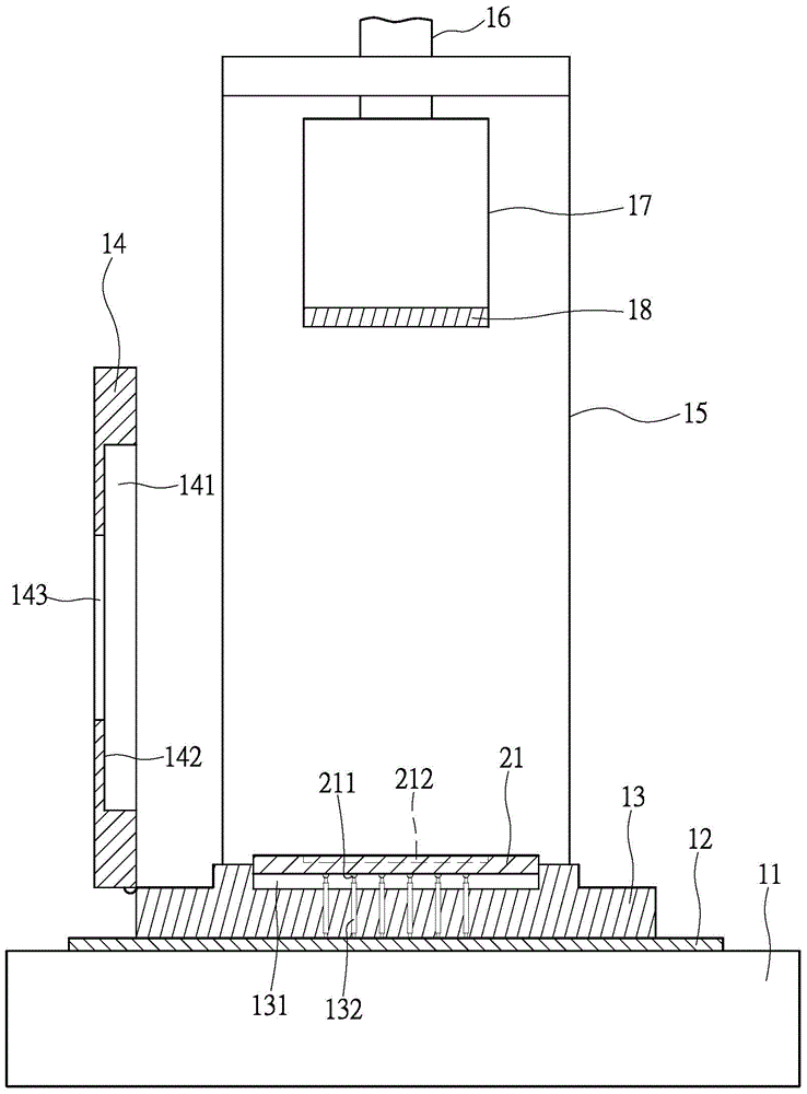 Fingerprint identification electronic element operation apparatus and test classification device utilizing same