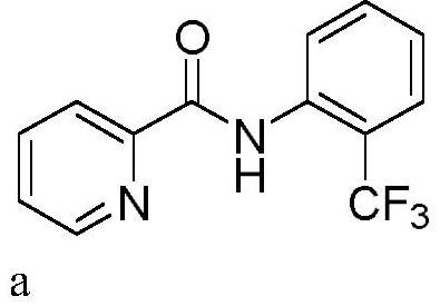 Electrochemical synthesis method of trifluoromethylated aryl amide derivative