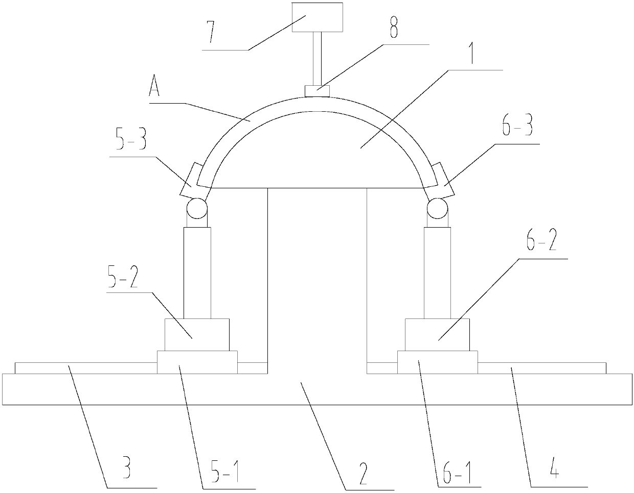 Steel plate bending equipment