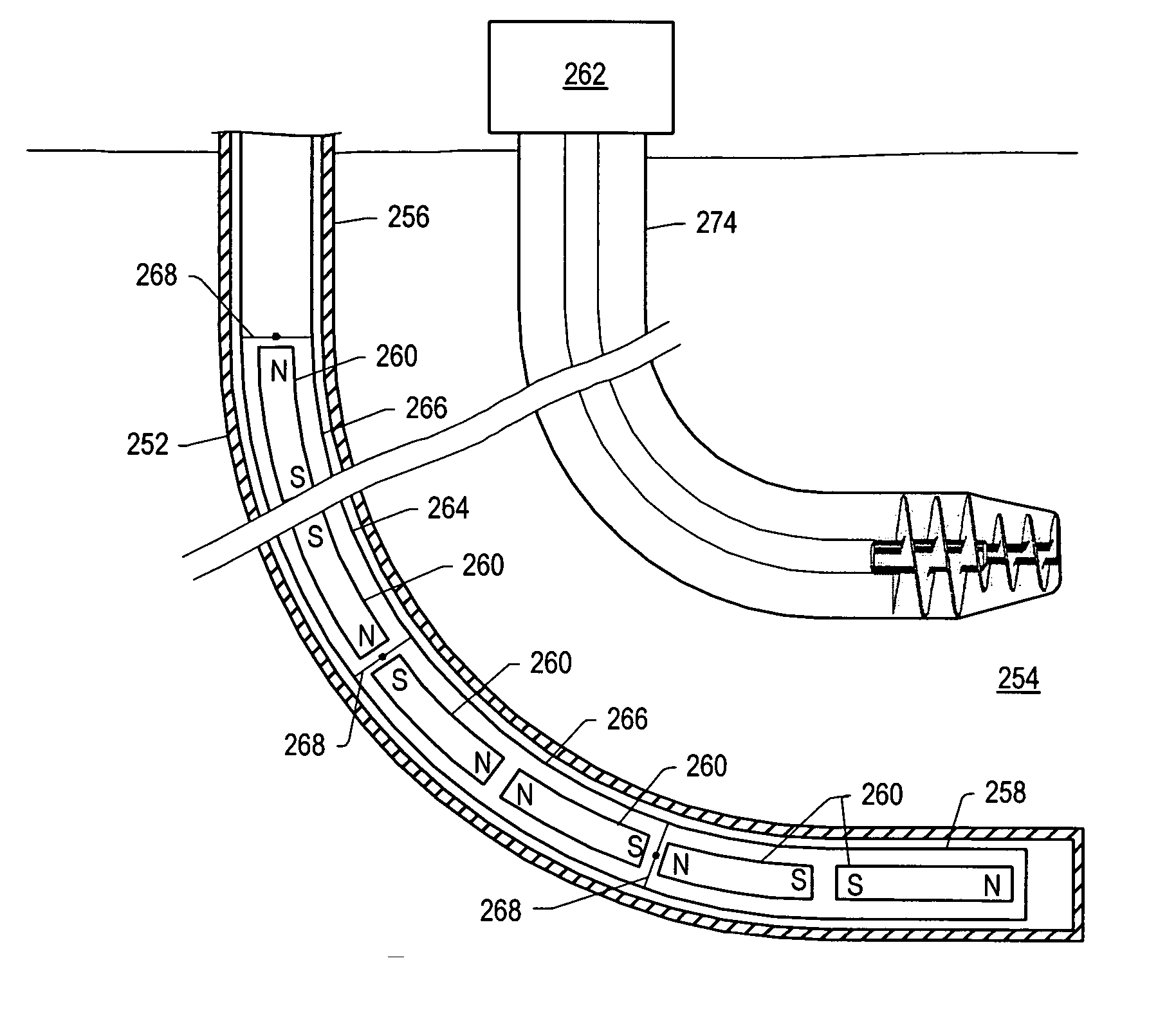 Variable frequency temperature limited heaters