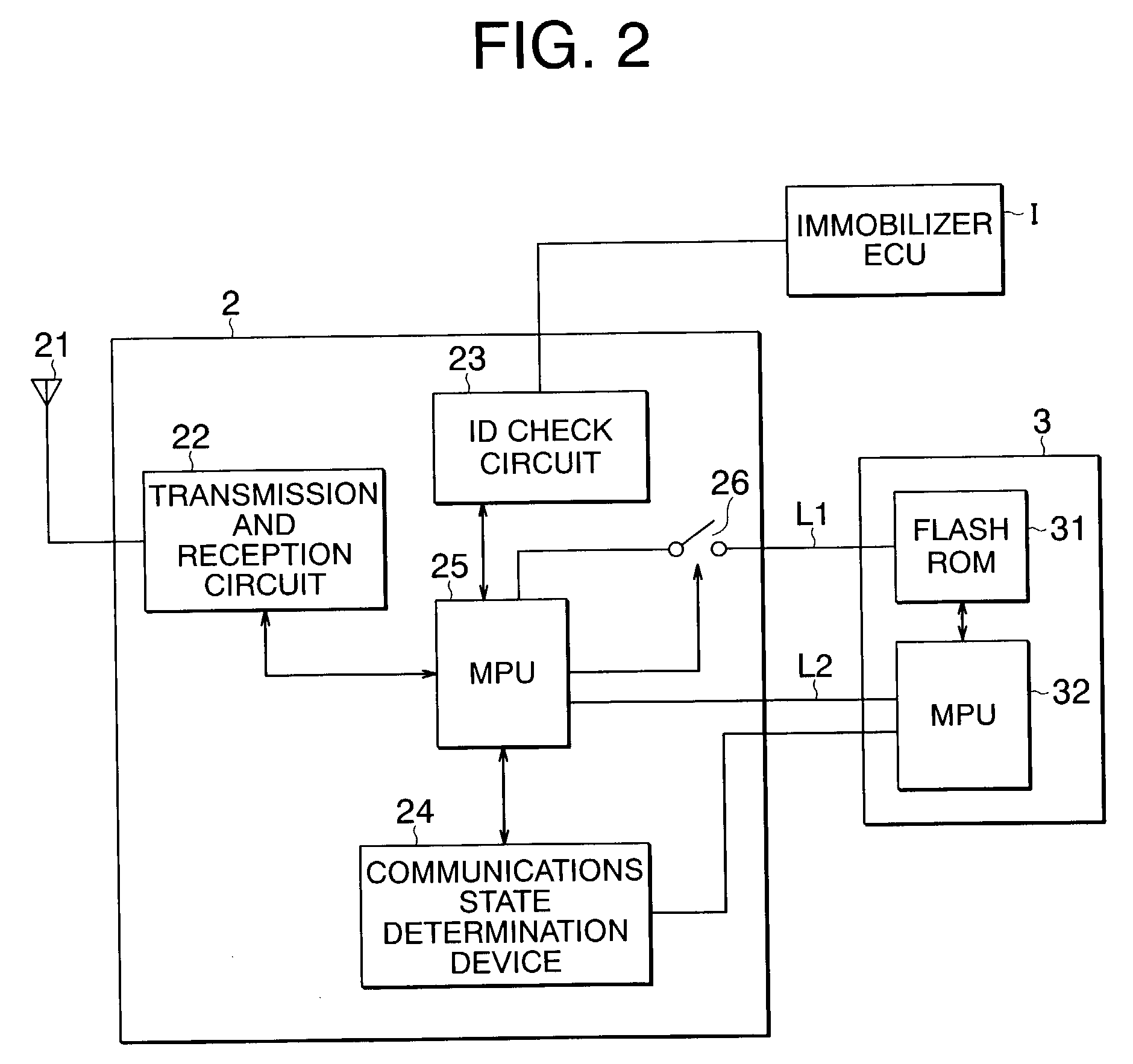 Apparatus for rewriting a memory in a vehicle mounted ECU through communications