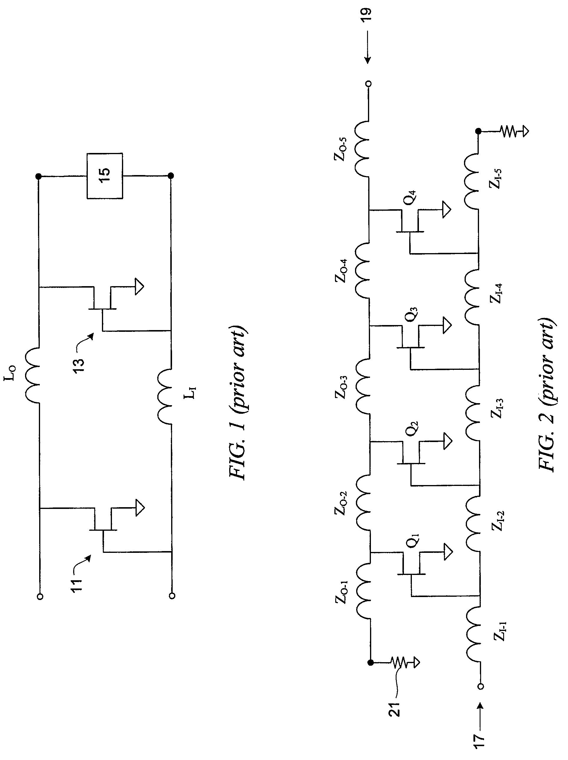 Distributed Doherty amplifiers