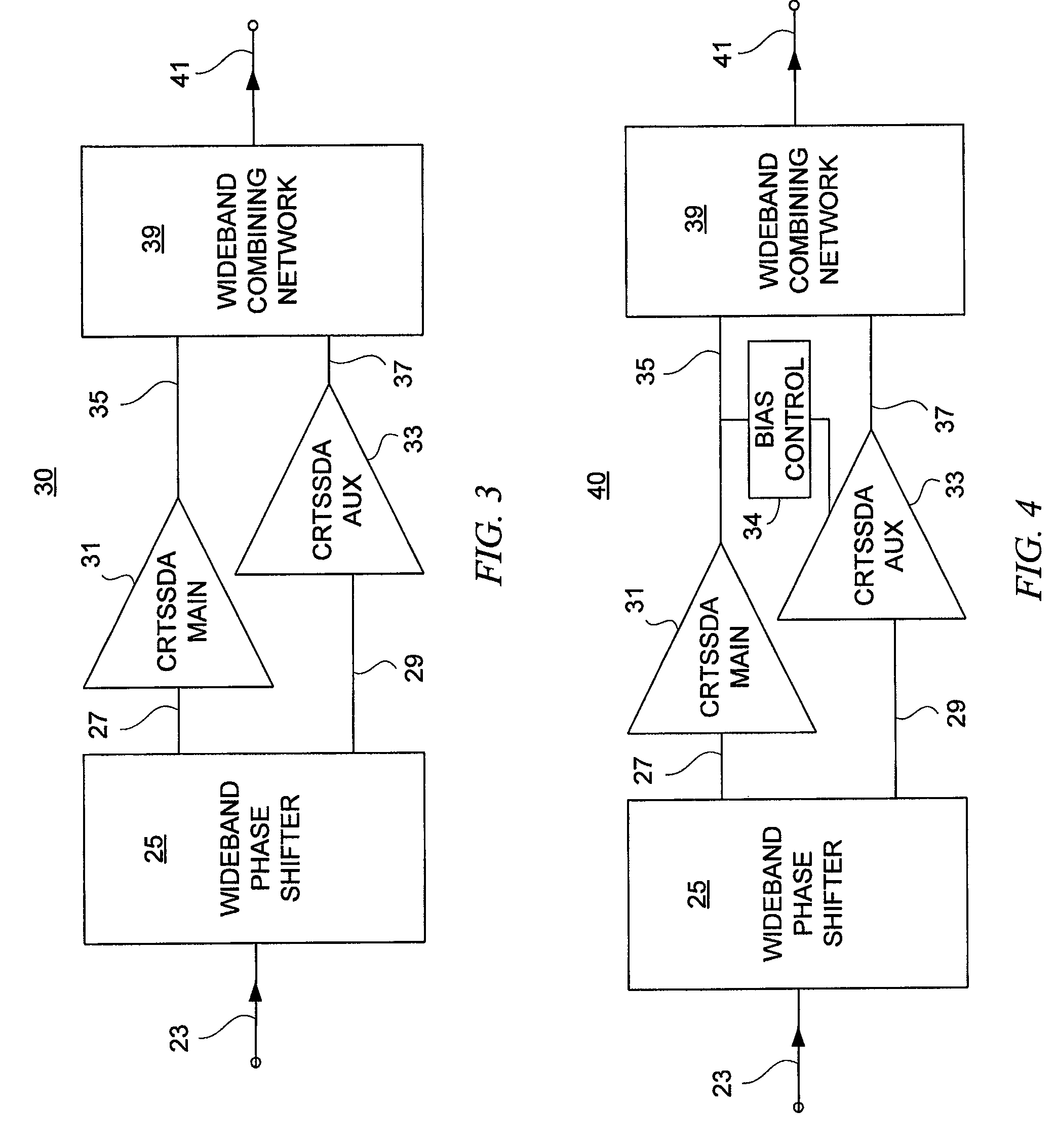 Distributed Doherty amplifiers