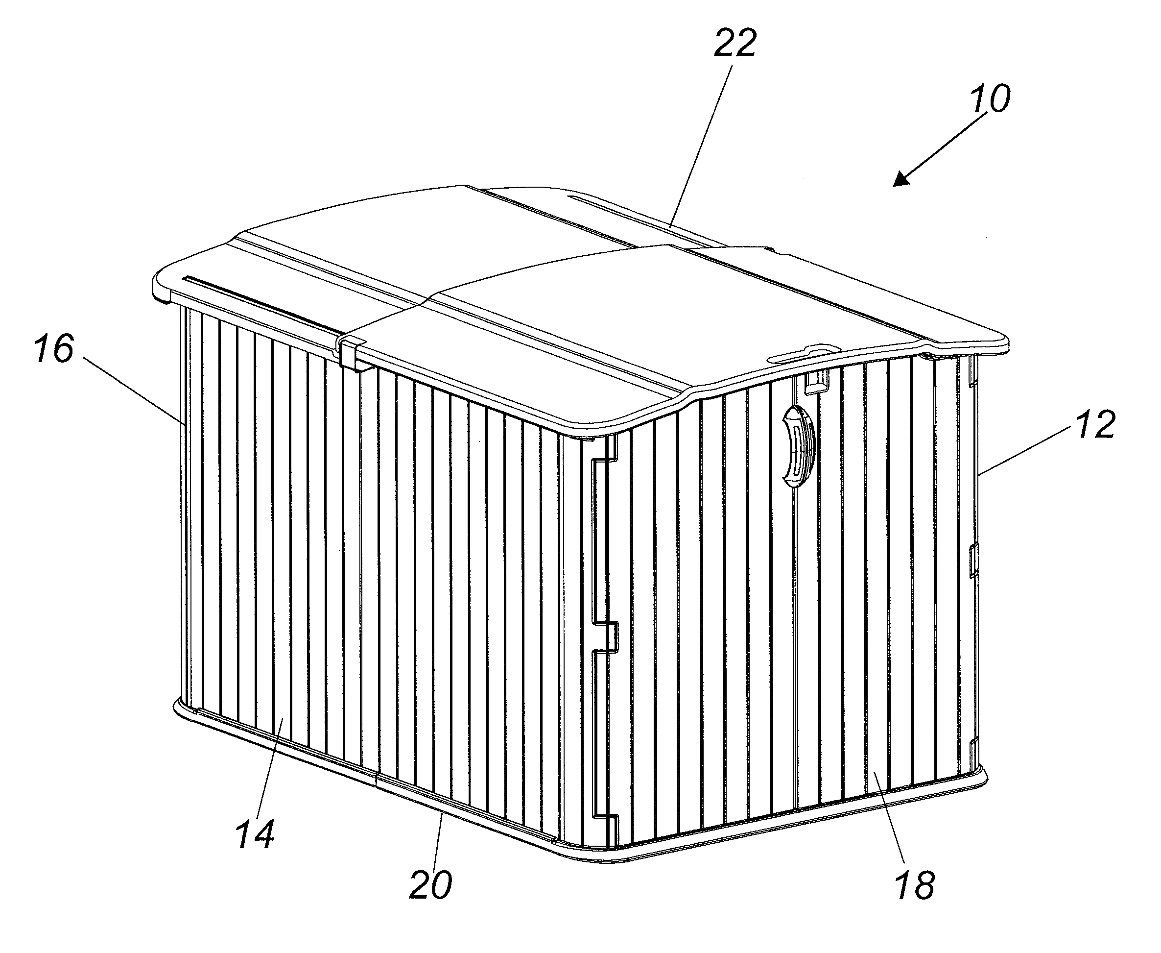 Slide Top Shed