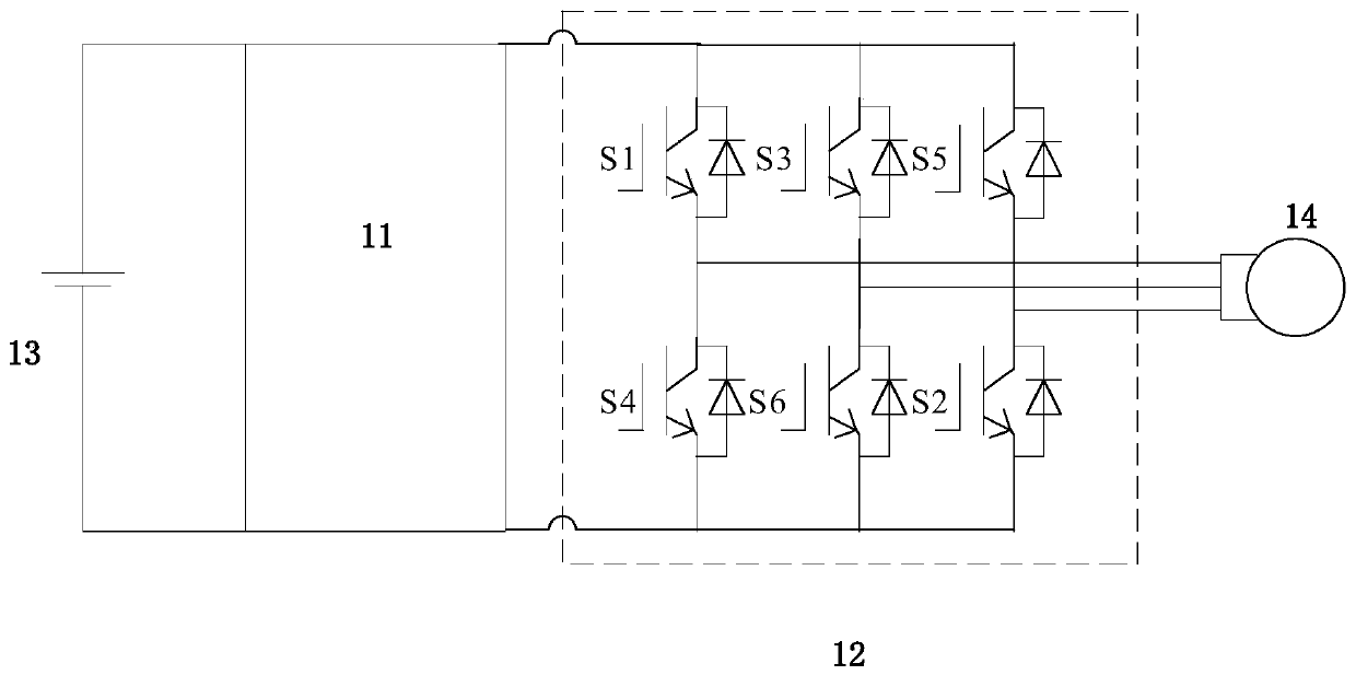 Inverter and boost control method and control device thereof, and front-stage circuit