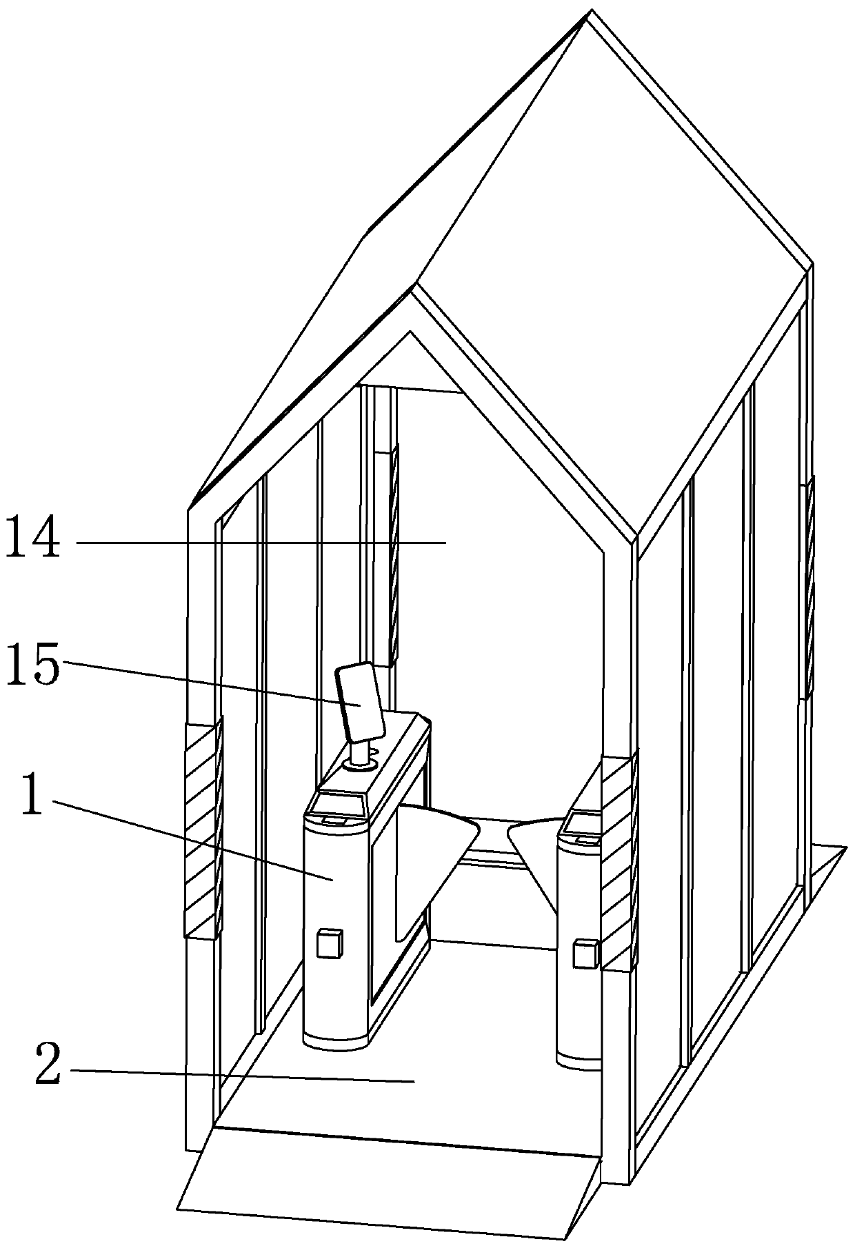 Intelligent body temperature detection and sterilization disinfection system