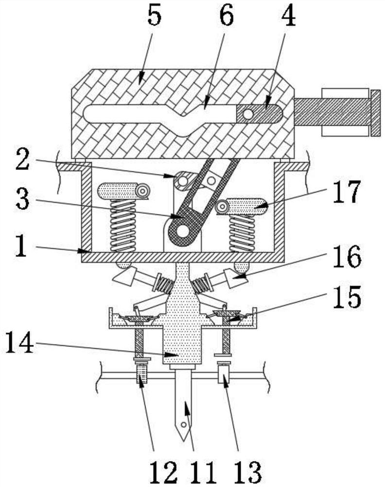 Bone marrow puncture extraction device for leukemia patients in hematology department