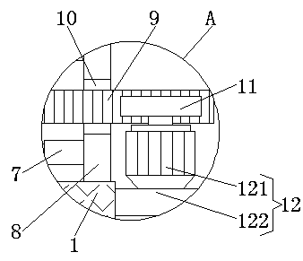 Sorting screening device for tea preparation