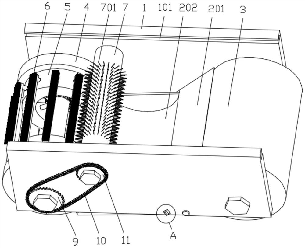 Ground cleaning device for household service