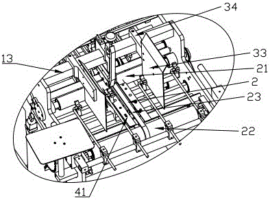 Paper feeding device for three-dimensional paper box forming machine