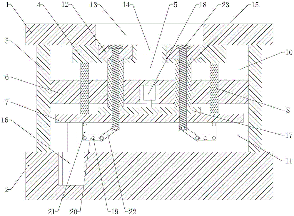 Mold for auto parts processing