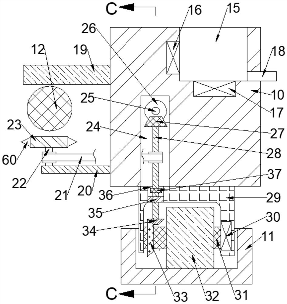 Snow accumulation prevention device suitable for electric power transmission rack