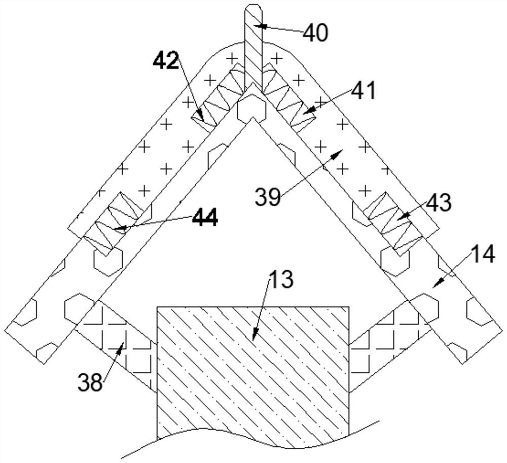 Snow accumulation prevention device suitable for electric power transmission rack