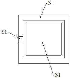 Wooden packaging box feeding device