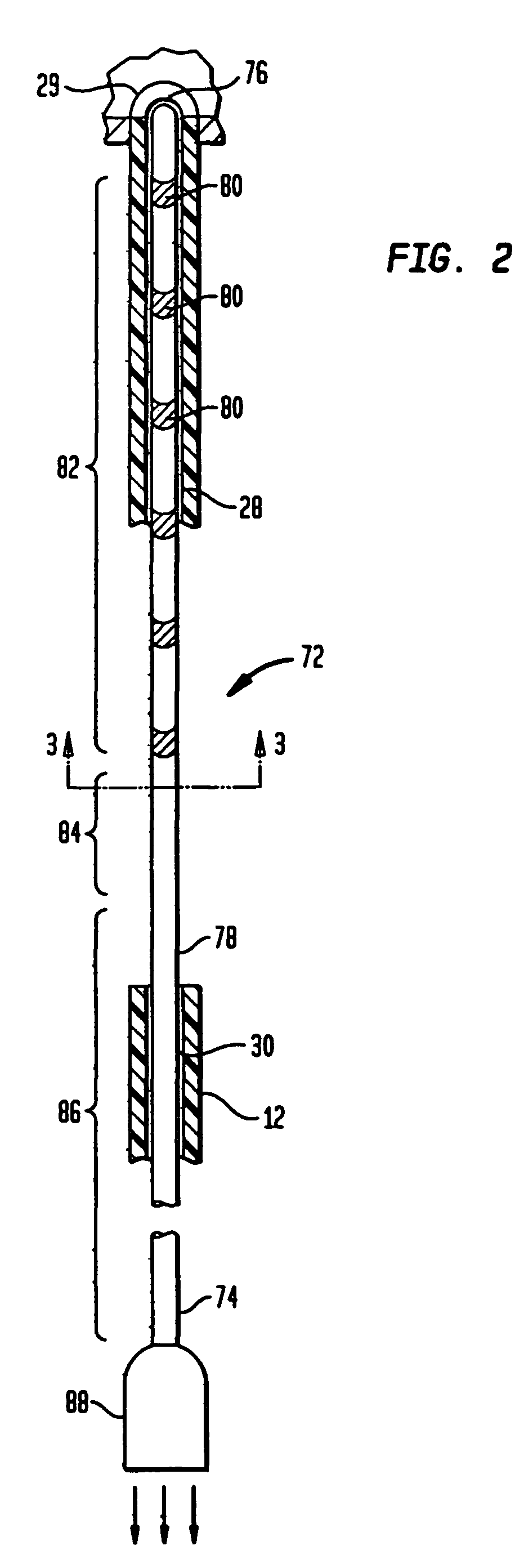 Ablation devices with sensor structures