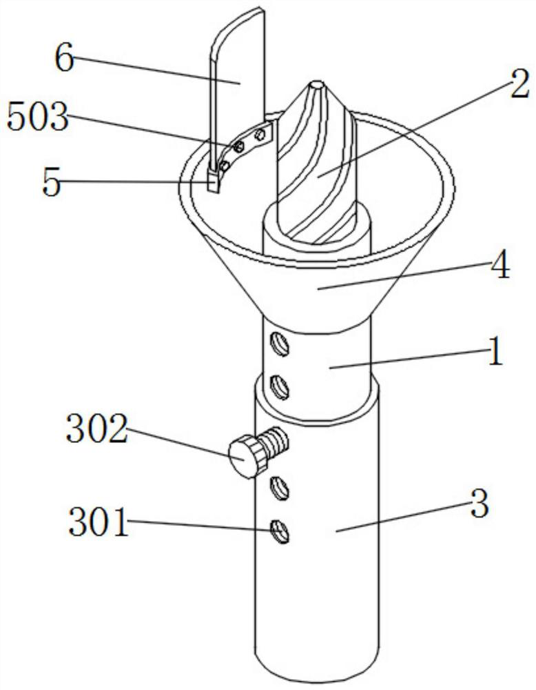 Anti-fracture titanium alloy milling cutter