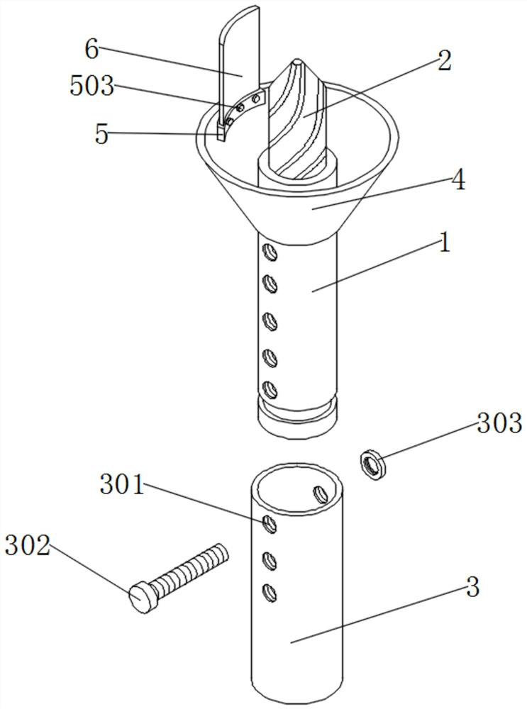 Anti-fracture titanium alloy milling cutter