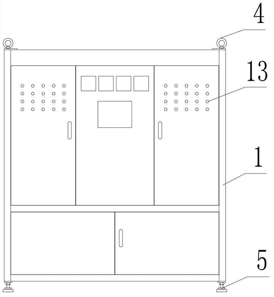 Integral microwave vacuum sintering furnace