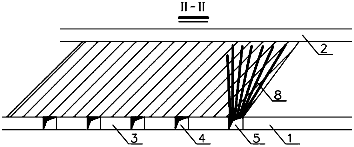 Up and down hole combined cutting-well-free slot broaching method