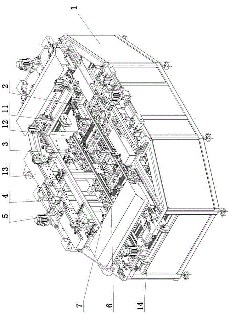 High efficiency full-automatic framing machine for solar cell module