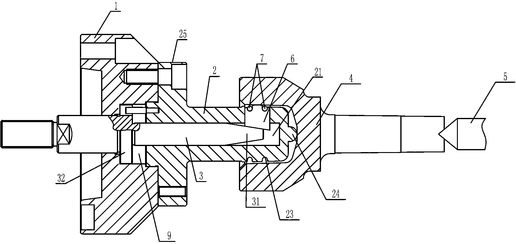 Inner-supporting clamp of constant-velocity universal joint bell housing