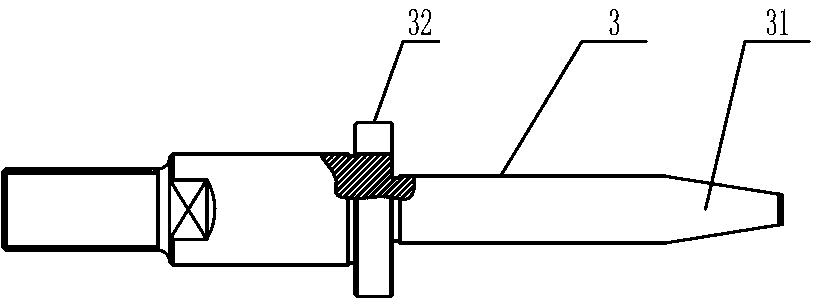 Inner-supporting clamp of constant-velocity universal joint bell housing