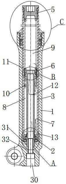 A Straight Tube Front Shock Absorber with High Performance