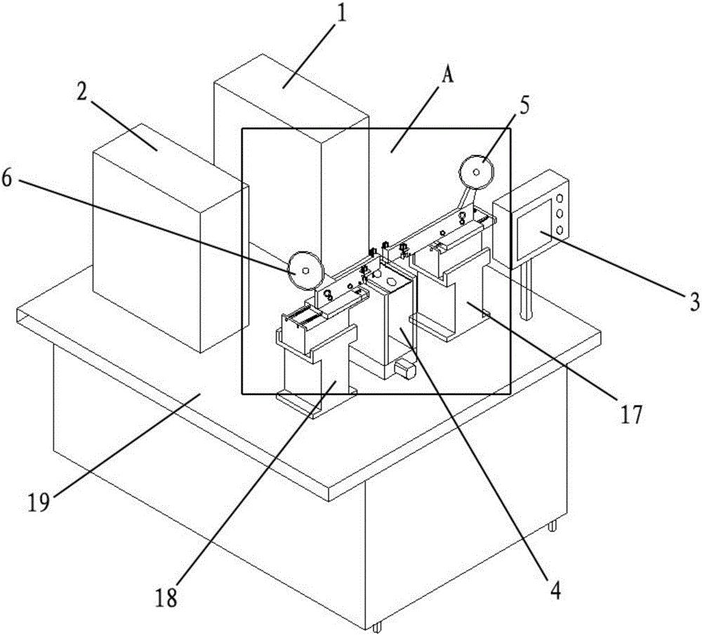 Automatic welding equipment for nickel sheet of lithium-ion battery and welding technology