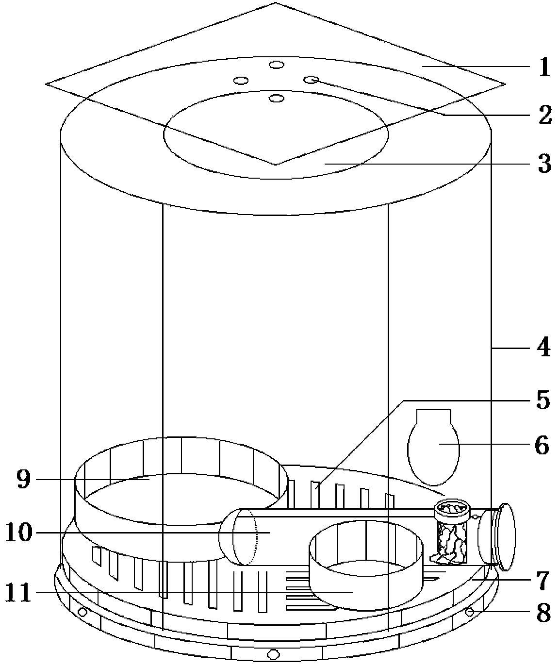 Bumblebee I-stage artificial feeding box with molasses feeder