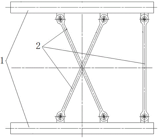 Railway wagon bogie and side frame cross bar mechanism connection method and railway wagon bogie and side frame cross bar mechanism connection device