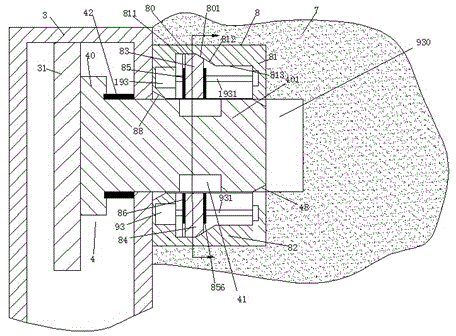 Advertising board installing device capable of completing installation rapidly