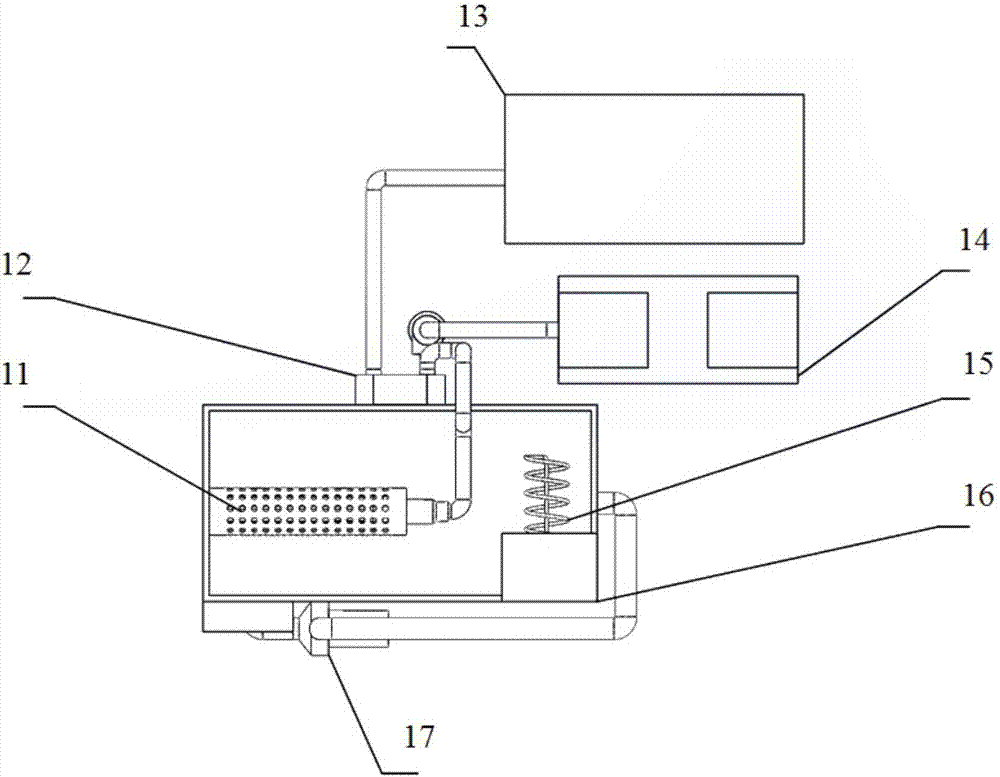 Acid wastewater treatment device utilizing membrane technique